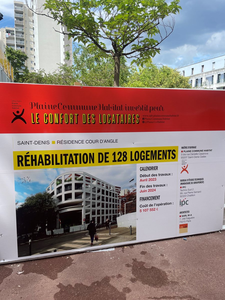 Spiebatignolles's tweet photo. [COEUR D’OUVRAGE #Lieuxdevie]

Spie batignolles boyer réhabilite la résidence Cour d'Angle à Saint-Denis (93).

Nos équipes ont pour mission d’améliorer la performance énergétique de ce bâtiment de 128 logements pour la Plaine Commune Habitat. https://t.co/dxJRNnDXnc