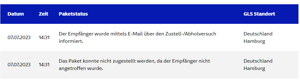 dmnk_plainz's tweet photo. @GLS_Germany hat einfach den Freitag zerstört :( 
Nächster Zustellversuch am Montag 🤡 https://t.co/PQTcqgAVuD
