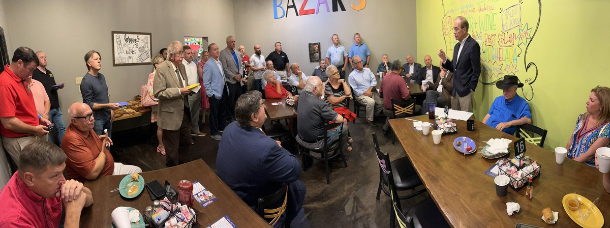 DelbertHosemann's tweet photo. What a way to start a morning in Hernando, sharing our Republican results—not just talking points—with our friends in DeSoto County. #TeamDelbert https://t.co/l9gM8i3DtU