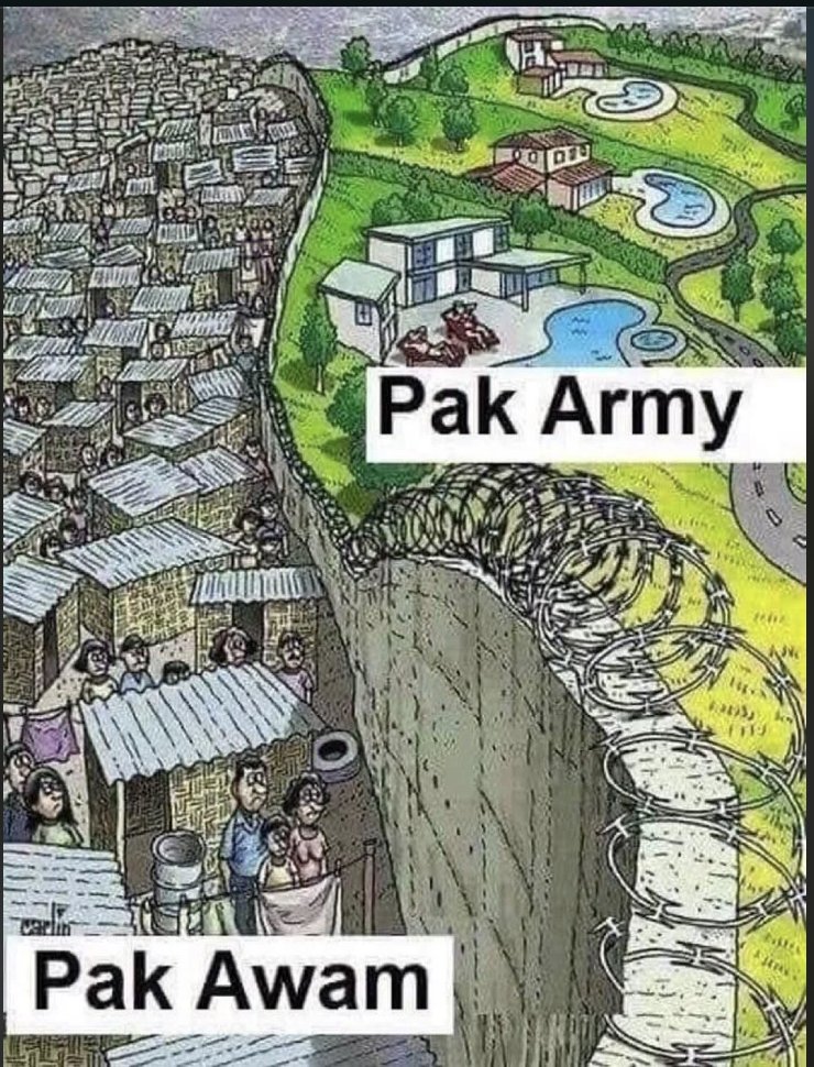 steve_hanke's tweet image. #PAKWatch: Pakistan in a nutshell. A two-nation reality. Need I say more?