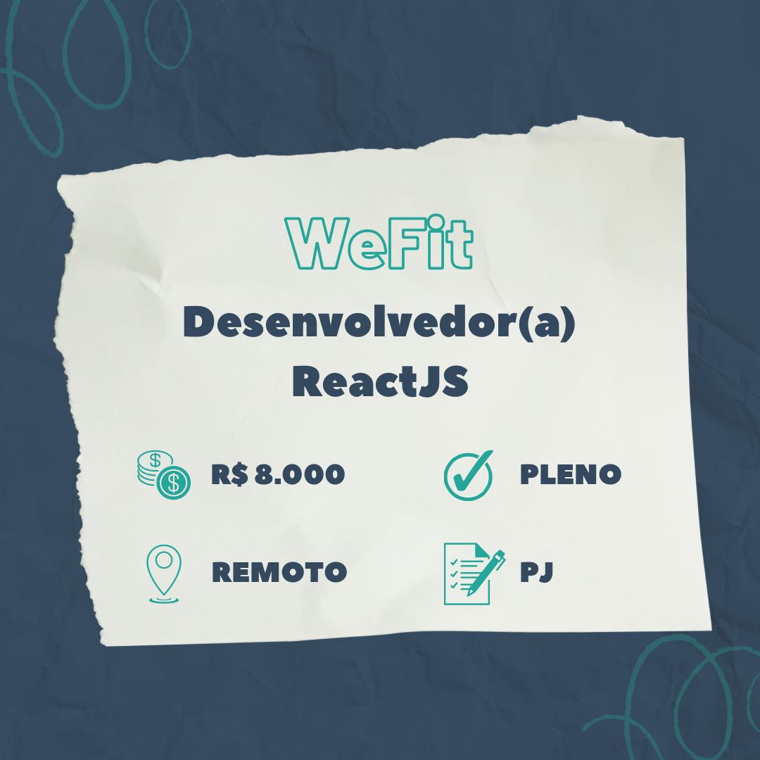 ProgramaThor's tweet image. Bora de vagas da semana?! 😄

Separamos para você as melhores vagas desta semana.

Para se candidatar e conferir mais oportunidades basta acessar o link na bio. 😉💙

#programathor #vagasprogramador
