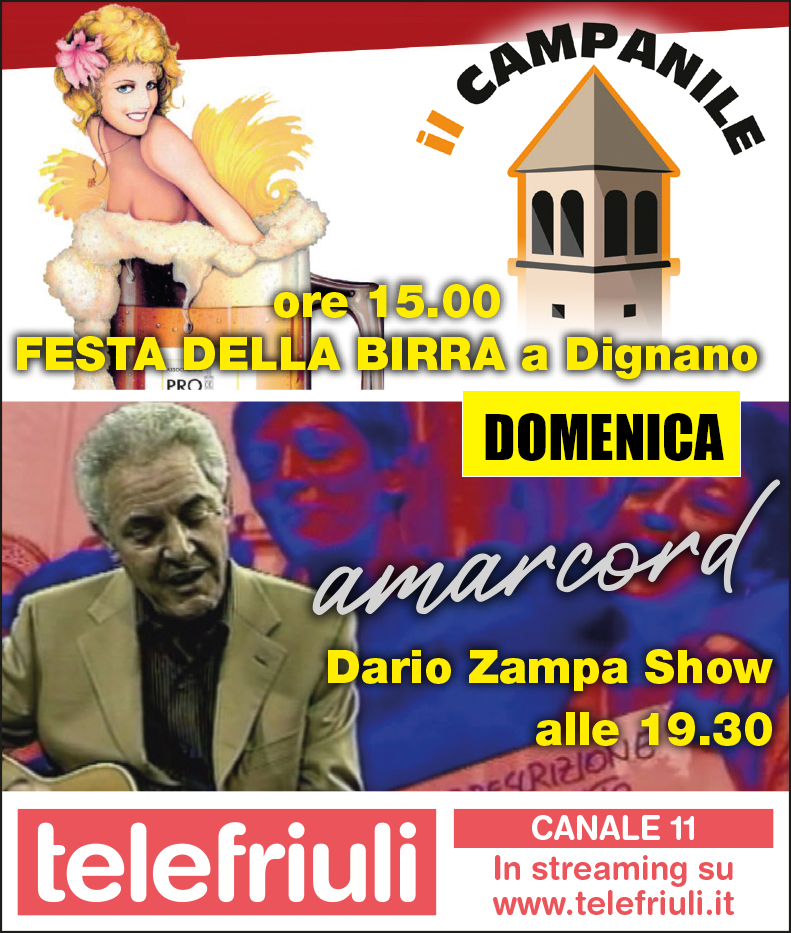 Telefriuli1's tweet photo. Buona domenica con #Telefriuli ❗️
▶️I programmi di oggi: https://t.co/RVfLKqLc8V
▶️Diretta sul canale 11 del digitale terrestre
▶️Streaming su: https://t.co/DYALOjv1US
#fvg #myfvg #friuli #udine #Dignano https://t.co/gvpslxJ9YU