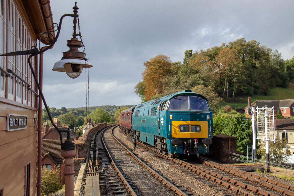 railadvent's tweet photo. Magnificent Seven locos at Severn Valley Railway’s Autumn Diesel Bash https://t.co/dcqLzadvmE #railway #rail #train #d1015 #WestMidlands #SevernValleyRailway #Class42D821Greyhound #SpringDieselFestival #Lnerb1No_61306Mayflower #BrClass52NoD1013WesternRanger https://t.co/GYuBTwckoC