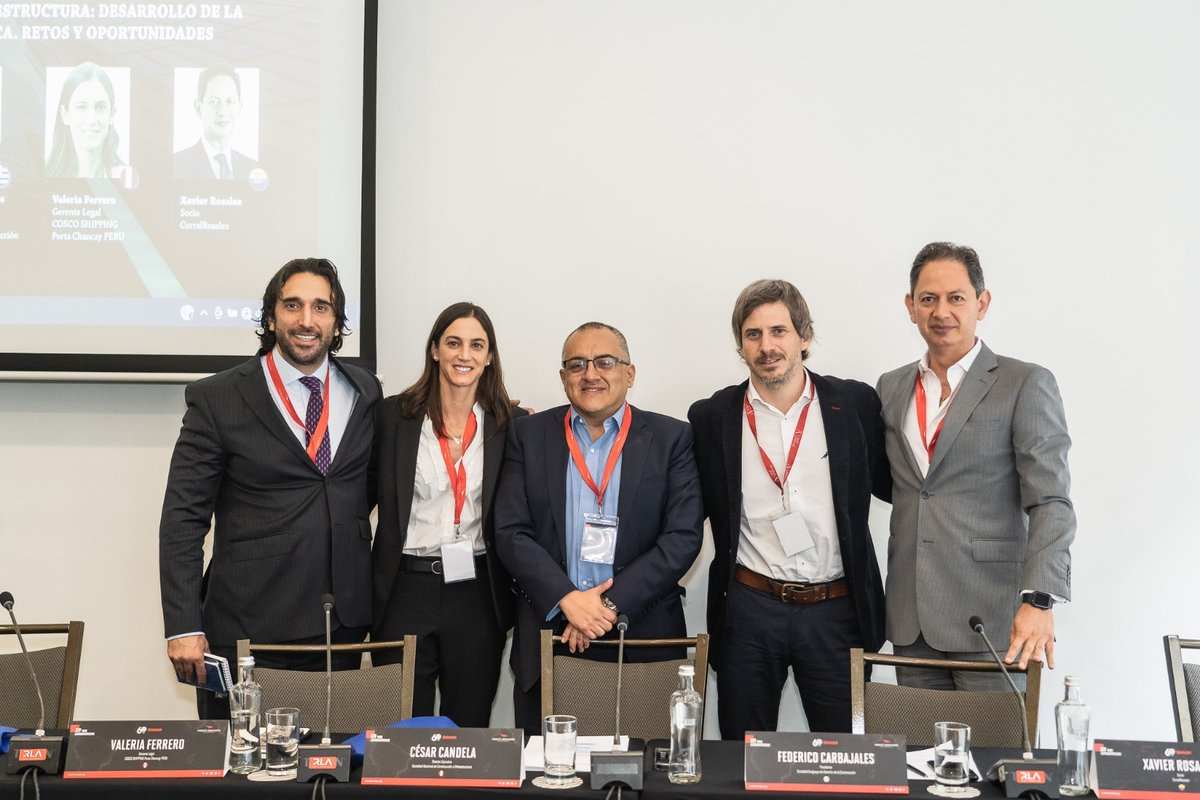 CorralRosalesEc's tweet image. Our partner Xavier Rosales has participated in the XIV Foro Latinoamericano, in the panel: Infrastructure development in Latin America. Challenges and opportunities.

Thanks to the organization of the Foro Latinoamericano and congratulations for the event!

#ForoLatam #FL2023
