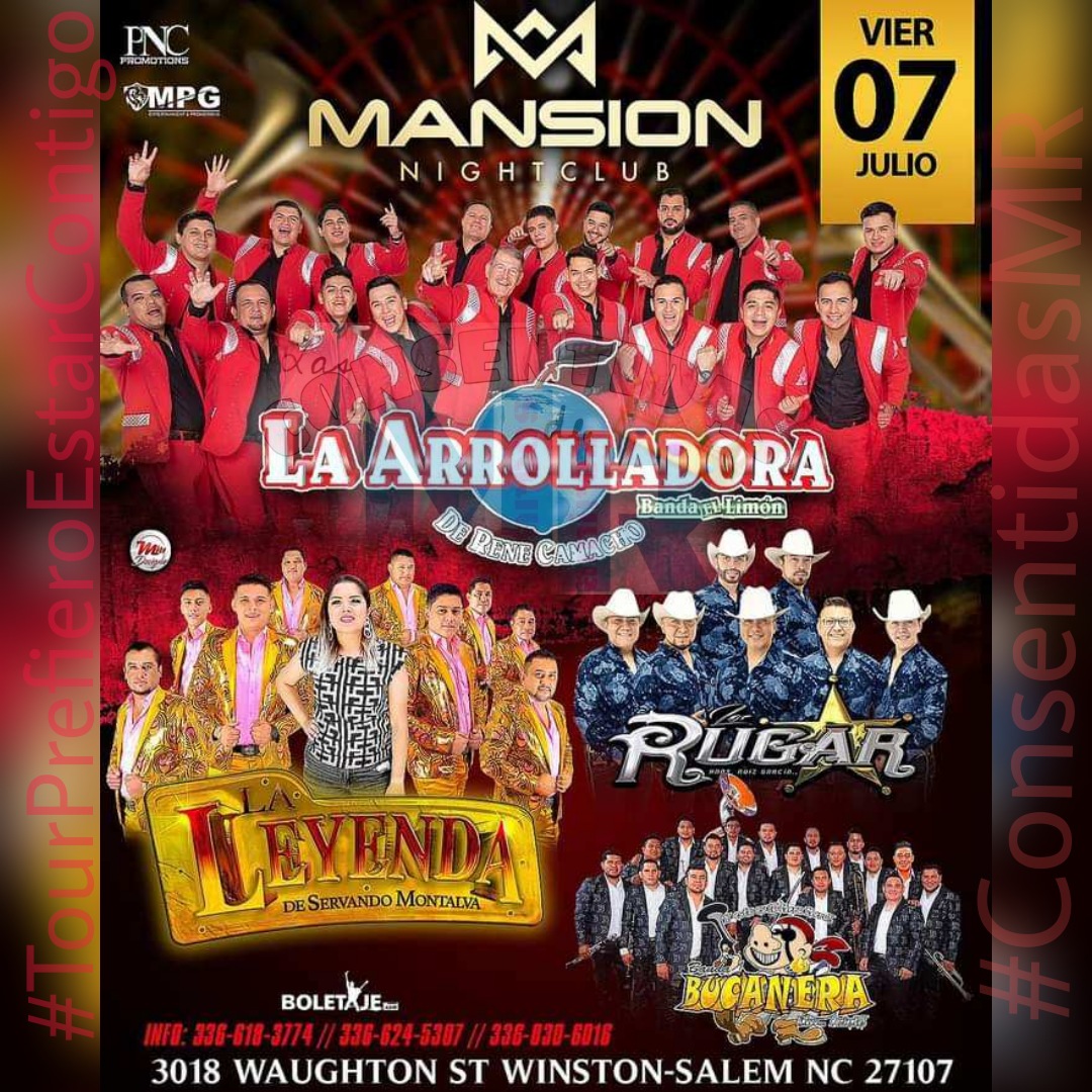 LasConsenMR's tweet photo. Hoy la @Arrolladora Banda el Limón llegá a Salem North, California . 
¡Ven y Vive la Experiencia!
#TourPrefieroEstarContigo. 
@LasConsenMR @marcos_abl ❣️🍋🎶

Ya pueden disfrutar de su más reciente video "De Memoria me la se" 👇🏻👇🏻
https://t.co/paLOjsnZj8 https://t.co/FAvKBkhFm2