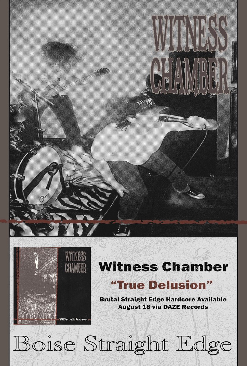 DAZE_STYLE's tweet photo. WITNESS CHAMBER “TRUE DELUSION” OUT AUGUST 18TH… 6 NEW TRACKS OF HARD HITTING HC FFO BURIED ALIVE, GUN RANGES AND WEARING CAMO HEAD TO TOE… STREAM THE SINGLE “OF THE WORLD” EVERYWHERE NOW..

PREORDERS ARE AVAILABLE AT https://t.co/qCZZpfNJbl…

STREAM: https://t.co/OMIwaFiOdH https://t.co/ohG5ZPrM0W