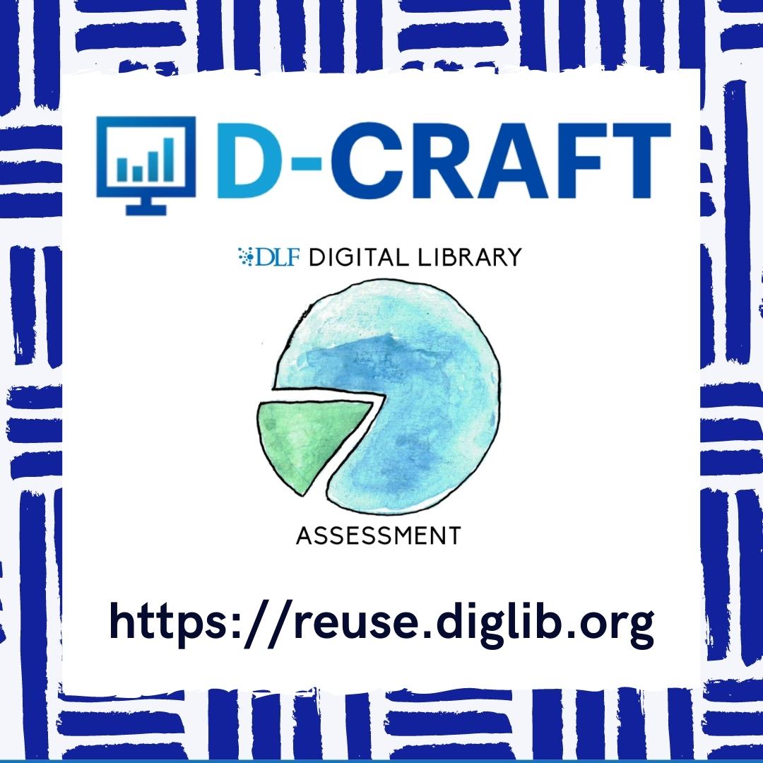 CLIRDLF's tweet image. We're thrilled to share the #DLFaig Content Reuse Working Group has released D-CRAFT, the Digital Content Reuse Assessment Framework Toolkit, walking users thru methods &amp;amp; tools to measure use &amp;amp; reuse of digital objects!

Check out the toolkit at hubs.li/Q01WXPQq0

#digreuse