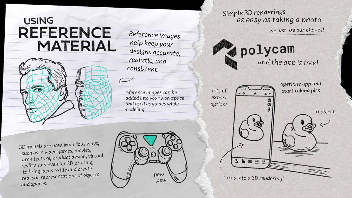 AI_ML_R's tweet photo. Getting started with #3DModeling & our top software picks! 🖌️
@Blender @BlenderArtists @BlenderStudio_ @Autodesk3DMaya @Adsk3dsMax @ADSKCommunity @pixologic @unity @MaxonCinema4D @UnrealEngine @Polycam3D
hey, we 💚 you!
#blender #b3d #STEAM #3DArt #techprojects #scrappaper https://t.co/4AecQpyY4t