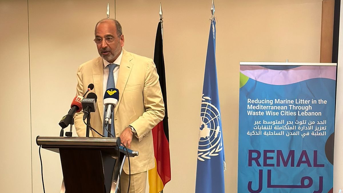 UNHabitatLB's tweet image. Today, @UNHABITAT 🇱🇧 together with HE @nasseryassin, HE Amb Andreas Kindl @GermanEmbBeirut 🇩🇪, @Imran_Riza 🇺🇳and @Wupperinst launched the Reducing Marine Litter in the Mediterranean through Waste Wise Cities Lebanon #ReMaL project that is funded by @BMUV. 

#marinelitter