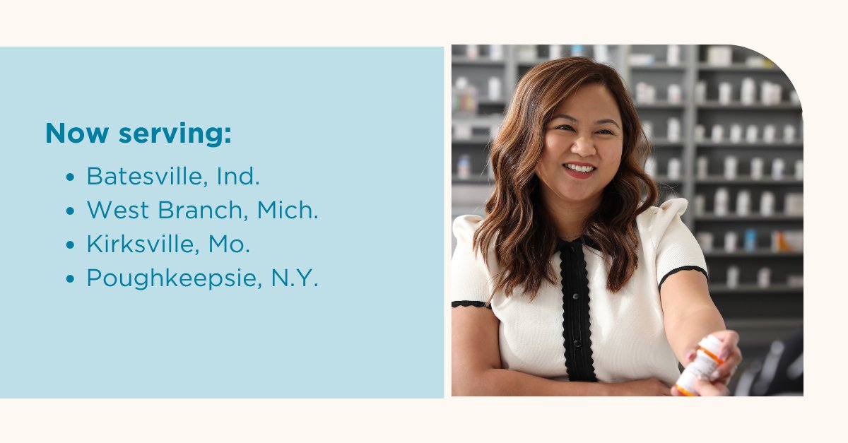 We’re excited to announce the opening of four pharmacies last month. We welcome all new pharmacy staff to the team and are excited to partner with these organizations to serve their communities. hubs.ly/Q01W_T4F0