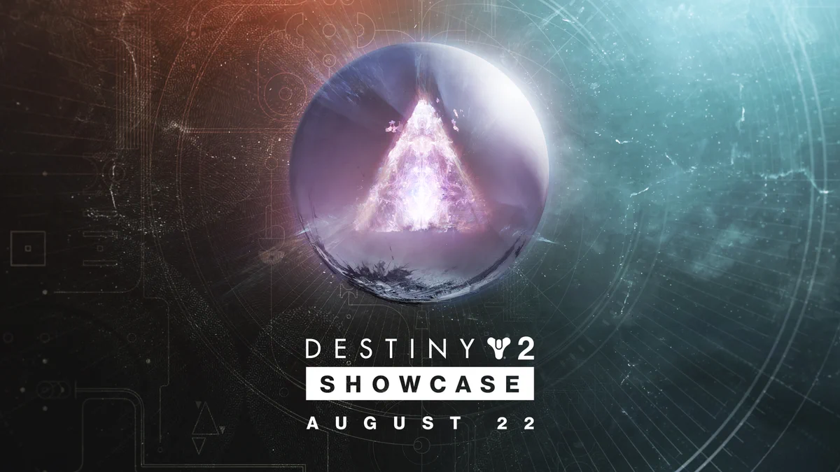 Key art for the Destiny 2 Showcase, live on August 22nd.