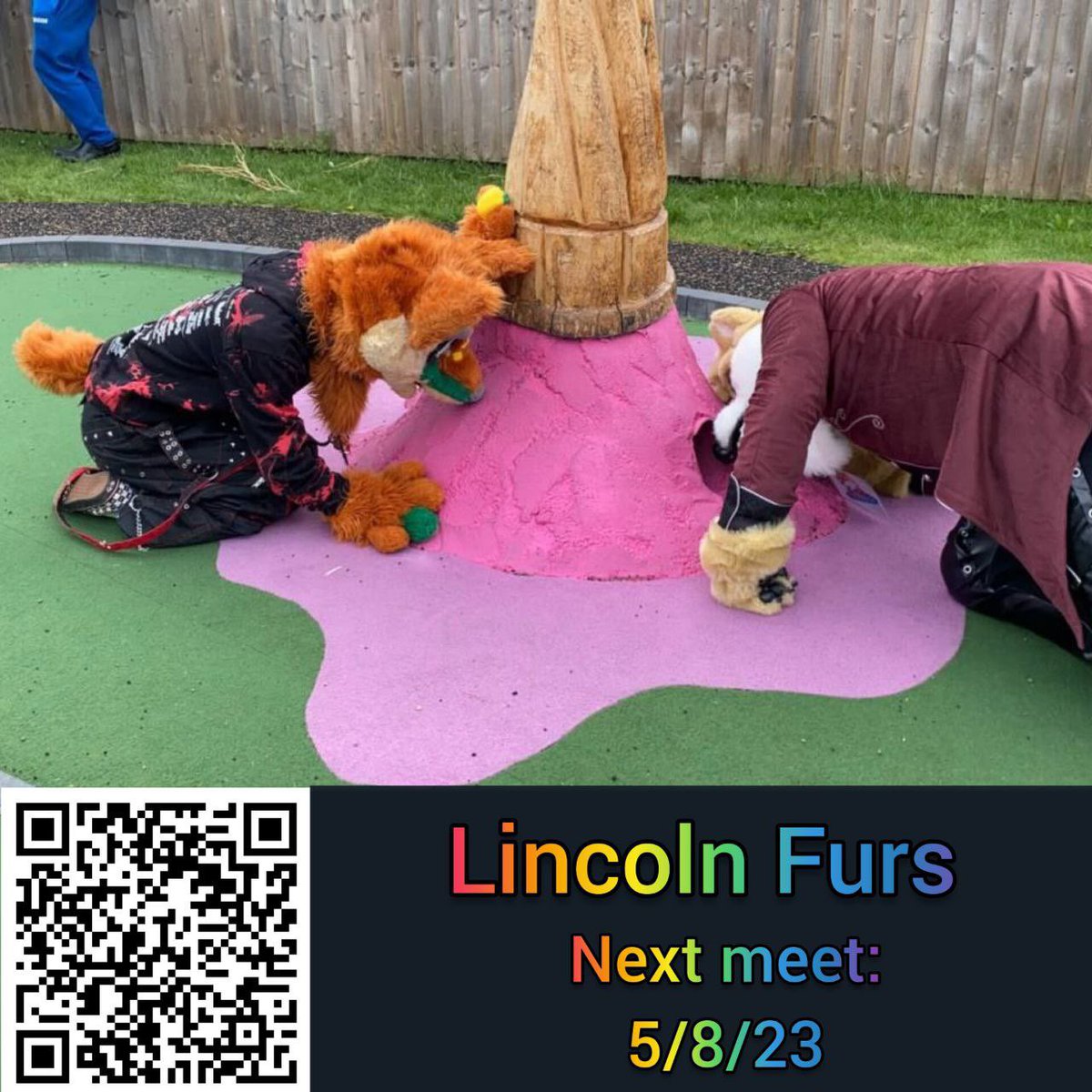 Who is excited for our next meet in August? Here’s some fun shenanigans from our golf adventure last weekend! 

Happy #FursuitFriday from #LincsFurs 🍦🐾

📷: Tod