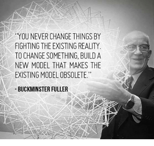 #Degrowth can happen. But forcing it on people would have counterproductive results. Do what #BuckminsterFuller advised.   

#sustainable #sustainability #efficiency #steadystateeconomy #climateaction4life #solutions