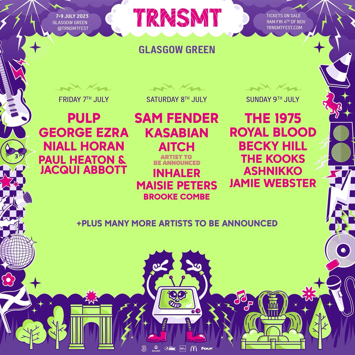 🎟️  TRNSMT FESTIVAL 

🕒 🏴󠁧󠁢󠁳󠁣󠁴󠁿 05:45pm (local time)
🇳🇱🇪🇸 11:45 am
🇬🇧🇨🇮🇵🇹 05:45 pm 
🇨🇷🇸🇻🇬🇹🇭🇳🇲🇽🇳🇮 10:45 am
🇨🇴🇨🇺🇪🇨🇵🇦🇵🇪  12:45 pm
🇧🇴🇩🇴🇻🇪🇨🇱🇵🇾  12:45 pm 
🇦🇷🇧🇷🇺🇾 01:45 pm
🇦🇺  01:45 am (July 8th)
#NiallHoran #TRNSMTfestival  #TRNSMTGlasgow  #TRNSMT2023 #TRNSMT