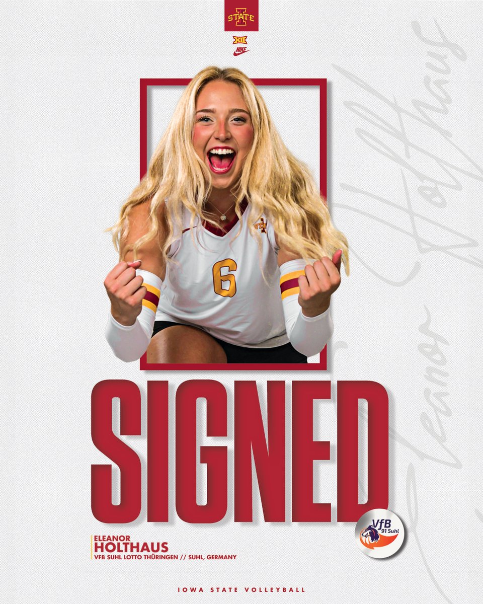 CycloneVB's tweet photo. ✔️𝑺𝑰𝑮𝑵𝑬𝑫

Congrats to Eleanor Holthaus on signing to continue her professional career in Germany!

#FightAsOne https://t.co/hd3m1Qcgz6