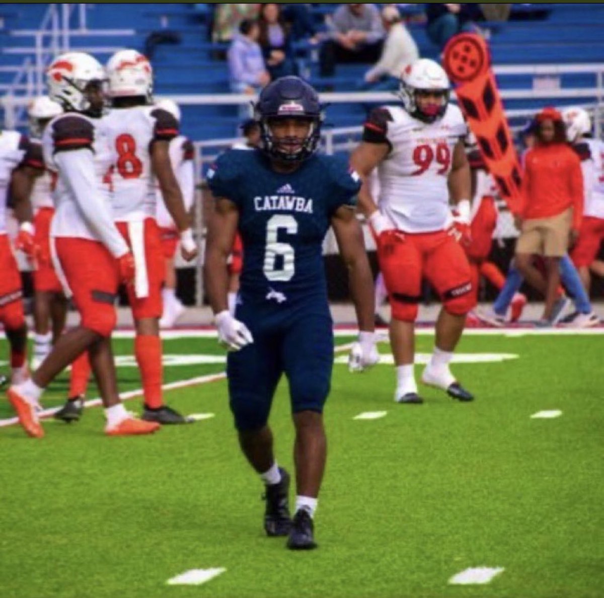 #AGTG After a conversation with @CoachBThomson I have received an offer from catwaba college @CatawbaFootball @GldLionFootball @threat_sports @dobson_collins7 @CoachWebb_704 @HighSchoolBlitz