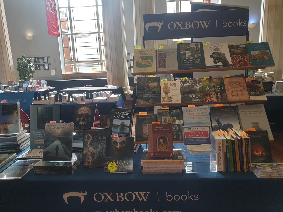 OxbowBooks's tweet image. We’ve had a lovely week @IMC_Leeds!
If you couldn&apos;t stop by, or wish you’d gone back for that book, you’re in luck: we have special offers on 100s of magnificent Medieval volumes. Discover bargains, pre-pub offers and details of a discount code here ➡ ow.ly/YCs850P6ciy