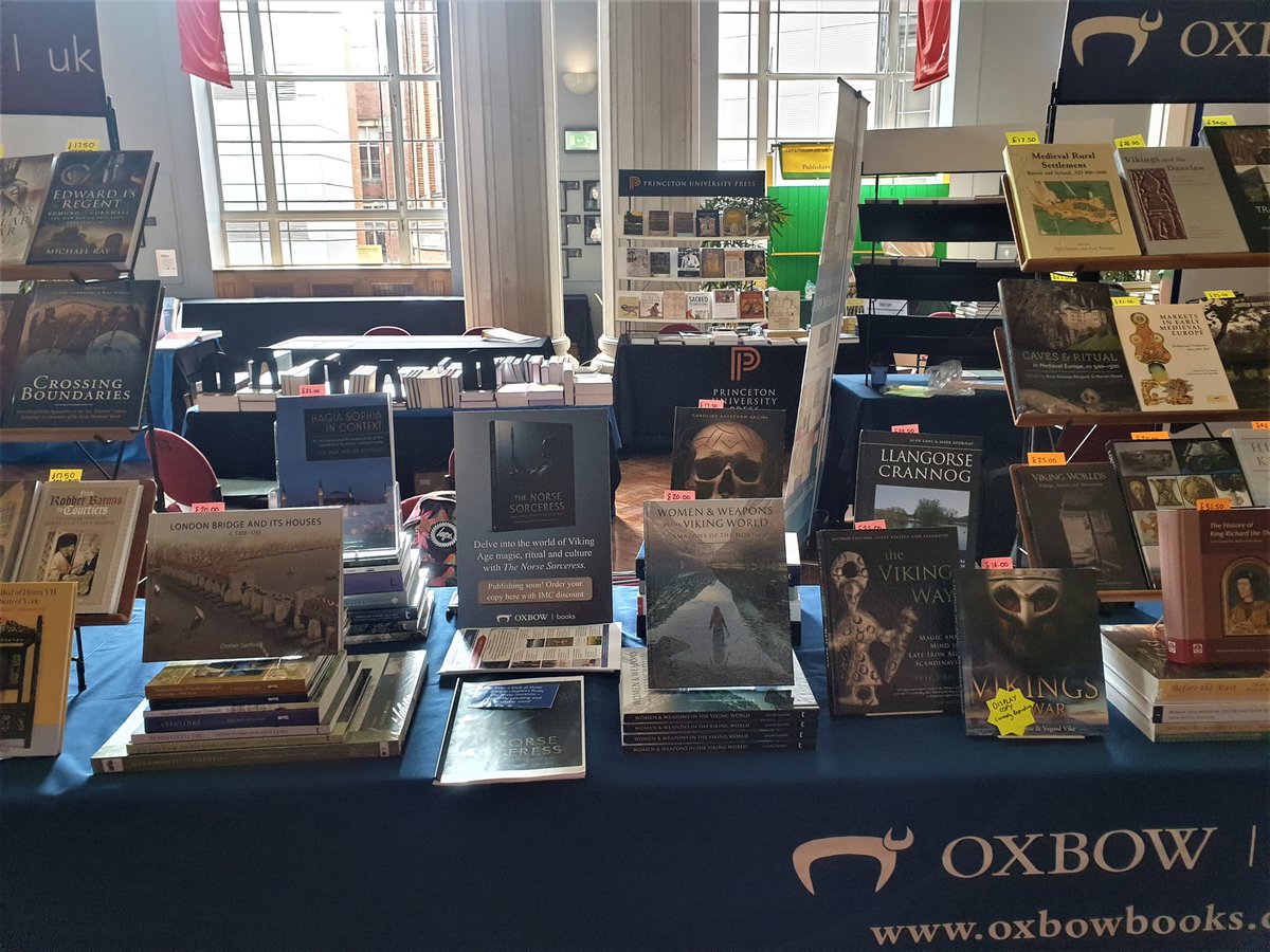 OxbowBooks's tweet image. We’ve had a lovely week @IMC_Leeds!
If you couldn&apos;t stop by, or wish you’d gone back for that book, you’re in luck: we have special offers on 100s of magnificent Medieval volumes. Discover bargains, pre-pub offers and details of a discount code here ➡ ow.ly/YCs850P6ciy