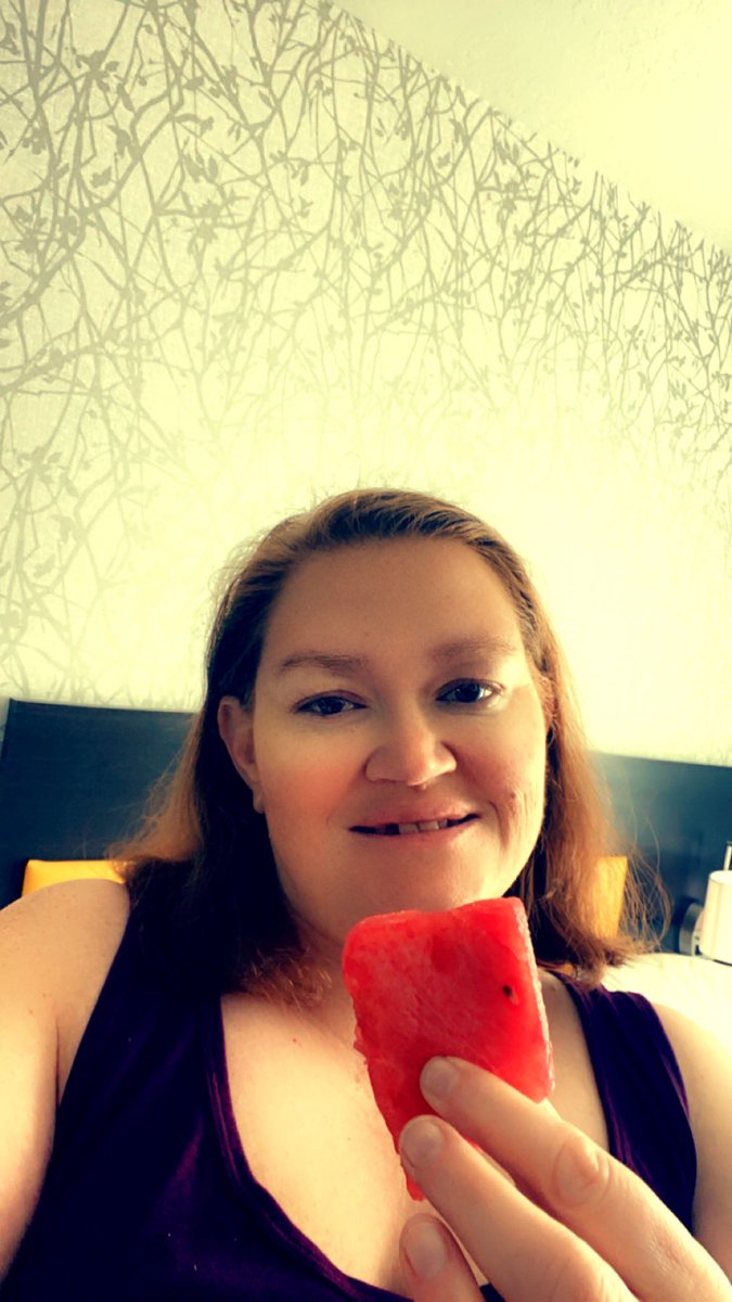 Reichal_Winn's tweet photo. Watermelon selfie @SanJacSuns  #SummerSelfieBingo https://t.co/7cg4wwZcOb