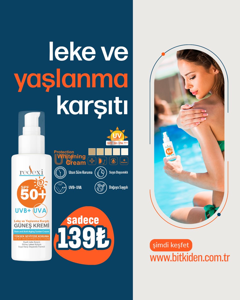 BitkidenTr's tweet photo. trendyol: https://t.co/5lnVm3FQ0D #güneşkremi #güneş #kozmetik #ciltbakımı #kozmetikürünler #suncream #güneşlosyonu #uva #uvbkoruma #summer #güneşlekesi #deniz #kumsal #spf50 #bodrum #krem #bakım #sahil #temmuz https://t.co/fB0PAXLCGz