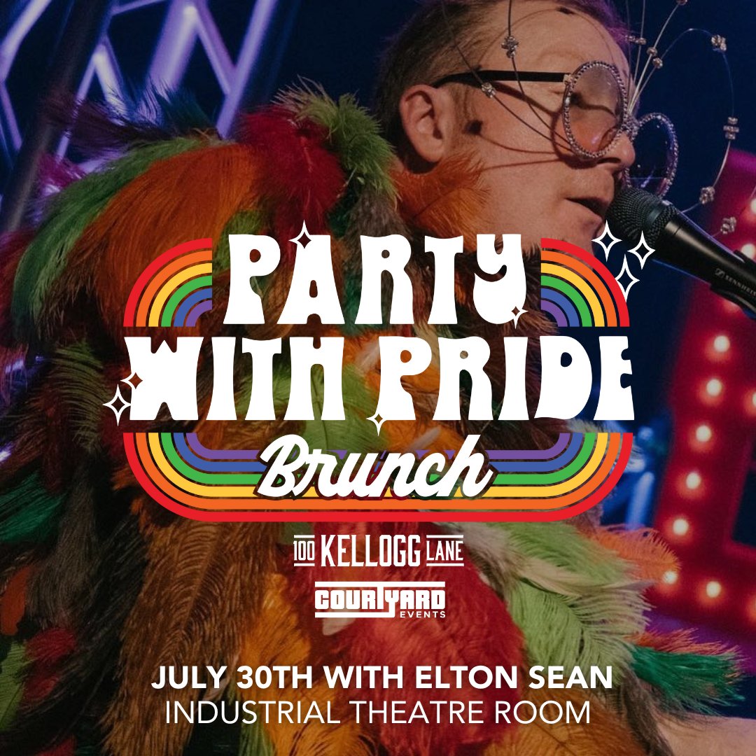 100Kellogg's tweet photo. Tickets to our annual Pride Brunch with Elton Sean are ON SALE NOW 🏳️🌈
Part of the proceeds from this event will go back to the incredible youth community group Youth Opportunities Unlimited!
🎟 - https://t.co/kyO0CbDfSb
#pridebrunch #100kellogglane https://t.co/tm4UAzGZwg