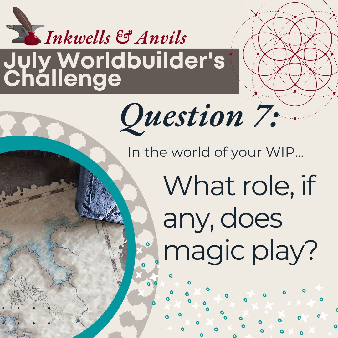 We're wrapping up our first week of questions! Have you discovered something new about your world yet? Let's look at magic; does it exist?
Does your WIP have a magic system? What sort of role does it play?

#writingcommunity #fantasywriters #worldbuilding #writers