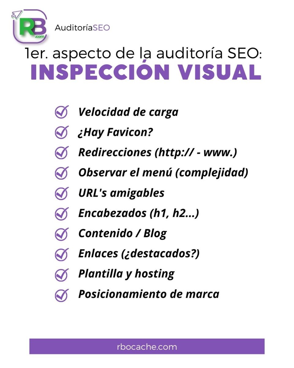 RaulBocache's tweet image. 1er. Aspecto de una Auditoría SEO.

#AuditoríaSEO #OptimizaciónWeb #PosicionamientoSEO #PalabrasClave #SEOOnPage #SEOOffPage #EstrategiasSEO #LinkBuilding #AnálisisCompetencia #ContenidoSEO #GoogleRanking #IndexaciónWeb #PalabrasClaveLongTail #Metadatos #OptimizaciónImágenes