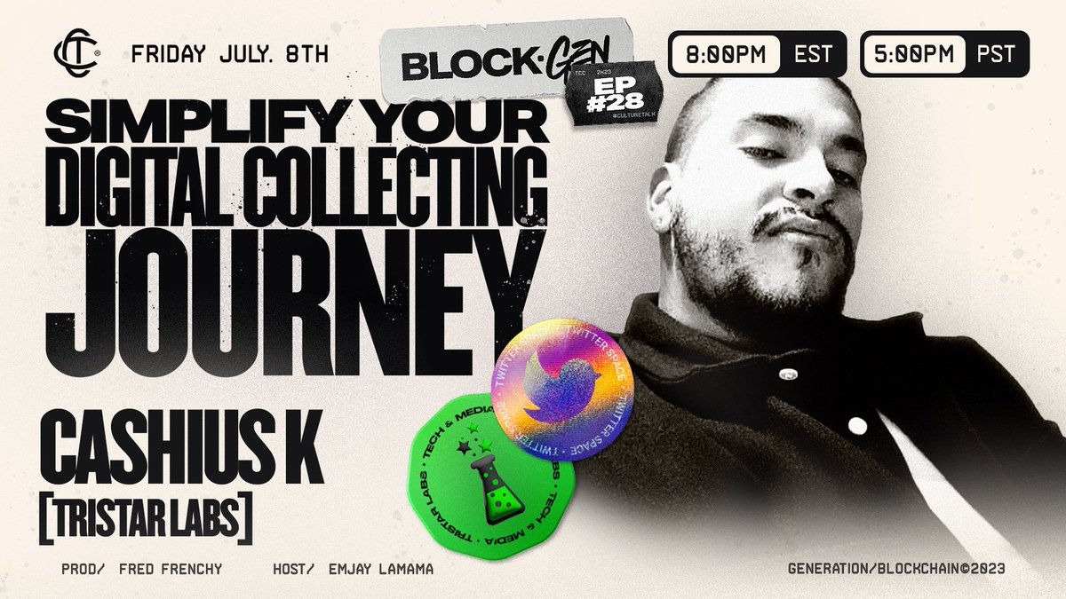 🌟 Introducing <a href="/k_cashius/">CashiusK</a>  of <a href="/TristarLabsLLC/">Tristar Labs</a>!!  Join us as he takes the stage to share his visionary insights and innovative ideas. Don't miss this opportunity to gain inspiration from a true industry leader! 🧑‍💻 #BlockGen #EducateElevateGiveback