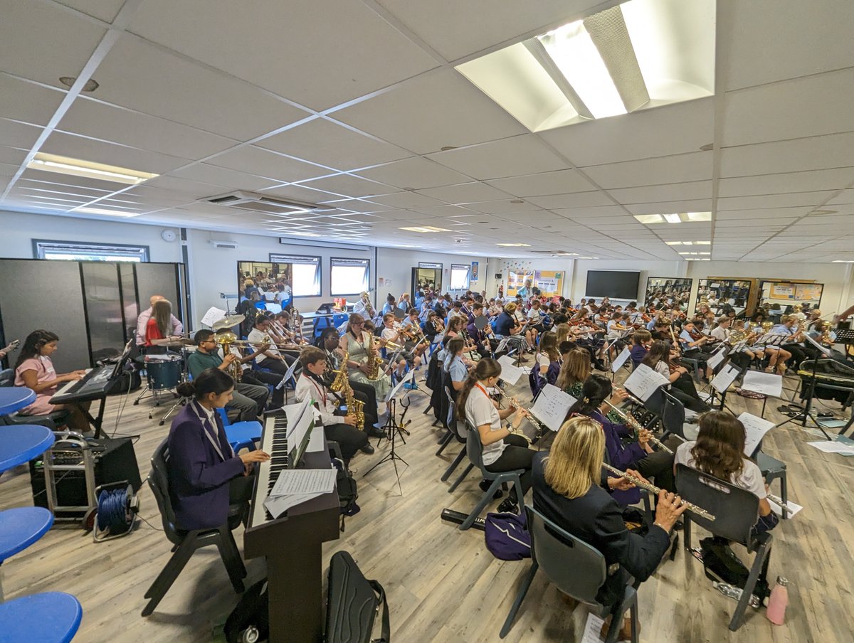 What a wonderful Orchestral day we've had at <a href="/AldersleyHighSc/">AldersleyHighSchool</a> with almost 100 students from <a href="/NorthwoodParkPS/">Northwood Park Primary School</a> <a href="/UplandsJunior/">UplandsJuniorSchool</a> <a href="/WoodthornePrim1/">Woodthorne Primary School</a> <a href="/DovecotesSchool/">Dovecotes Primary School</a> <a href="/stpauls_cofe/">St Paul's CofE Primary School Pendeford</a>. A Massive thanks to <a href="/Wtonmusic/">Wolverhampton Music Service</a> for the support with running this amazing day! More photos/videos soon...🎻