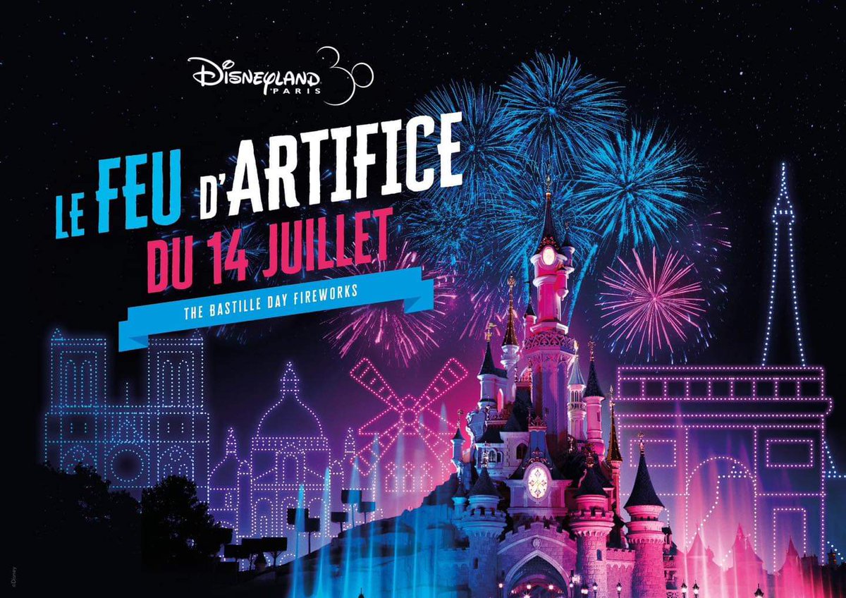 mainmousechat's tweet photo. @DisneylandParis will celebrate Bastille Day on Friday July 14 with a fireworks display and never seen b4 drone display after Disney Dreams! The show will feature “beloved Disney and Pixar classics with a French touch, including Beauty and the Beast and Ratatouille”.-DLP REPORT https://t.co/IdFnRFthHs