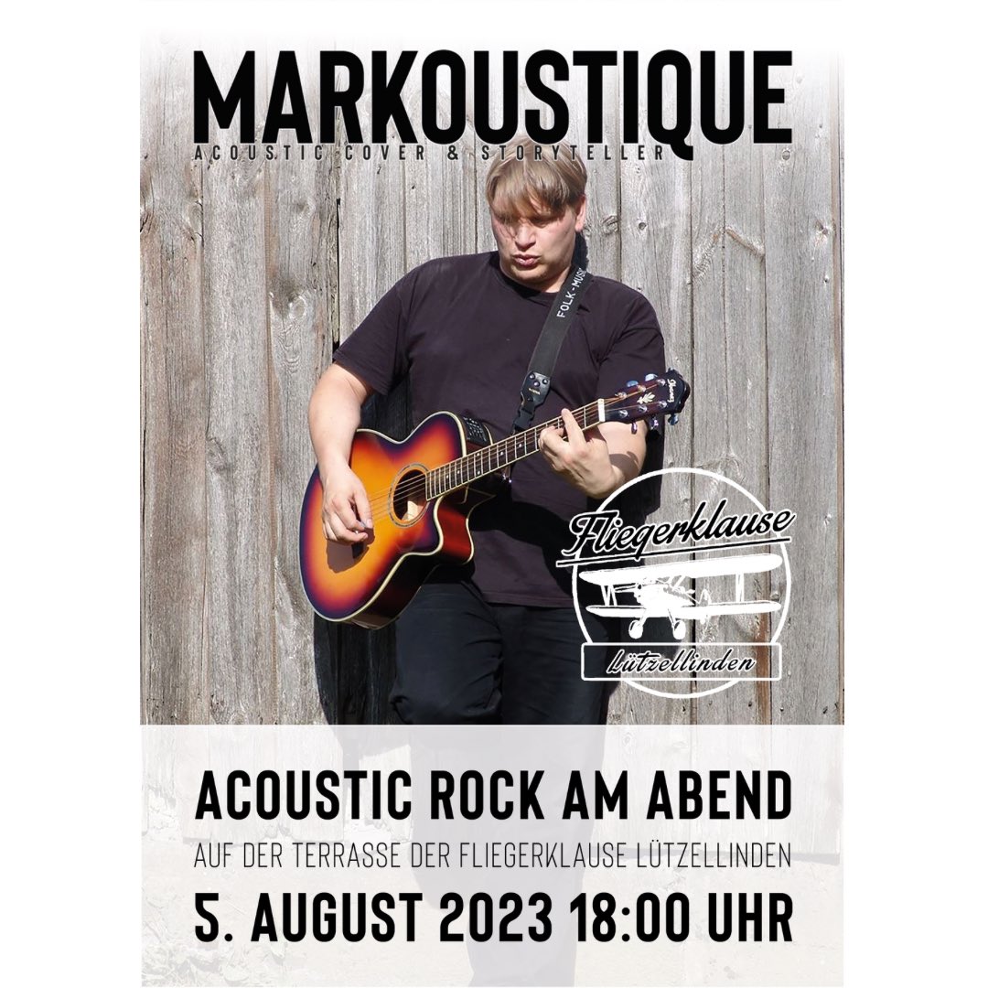 markoustique's tweet photo. #acousticrock und #acousticcover auf der Terrasse der @fliegerklause.ll Am 5.8. ab 18 Uhr. #unplugged #gitarre #gesang #markusmattzick #markoustique #u2 #crowdedhouse #neilyoung #ccr #beatles #rollingstones #coldplay #petergabriel @MarkusMattzick https://t.co/Kx2qQW6mEa