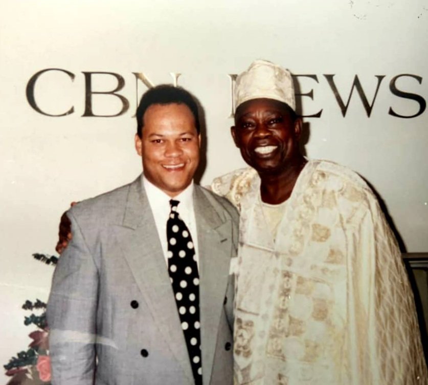 In August 1993, in the Washington DC studios of #CBNNews, I had an hour-long interview with the late #MKOAbiola, a generous philanthropist and the presumed winner of the #June12th 1993 Nigerian Presidential elections. 10 months later, on June 12th 1994, I spoke with him again