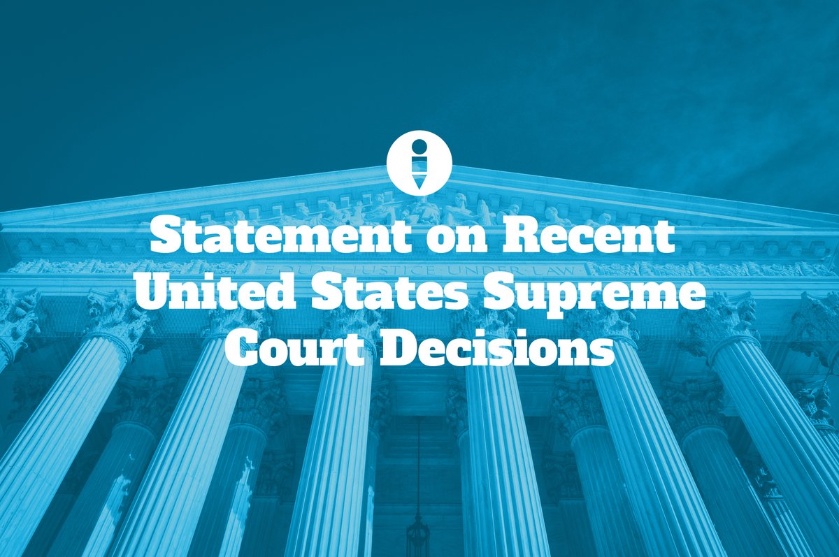 Recently, the US Supreme Court issued decisions on cases involving racial justice and LGBTQ rights. MMSD teachers, administrators, and staff remain committed to creating welcoming schools that prepare our students for their futures. Full Statement madison.k12.wi.us/about/news/art…