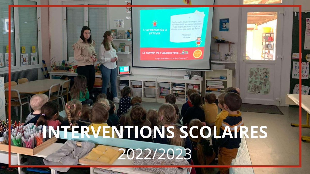 Ça y est, l'heure des grandes vacances a sonné ! 🤩☀️

Cette année, les JA 80 ont réalisé plus de 25 interventions scolaires dans tout le département pour présenter le métier d'agri aux élèves de primaires, collèges et lycées 🧑‍🌾
Merci aux intervenants-agri d'avoir participé ! 👏