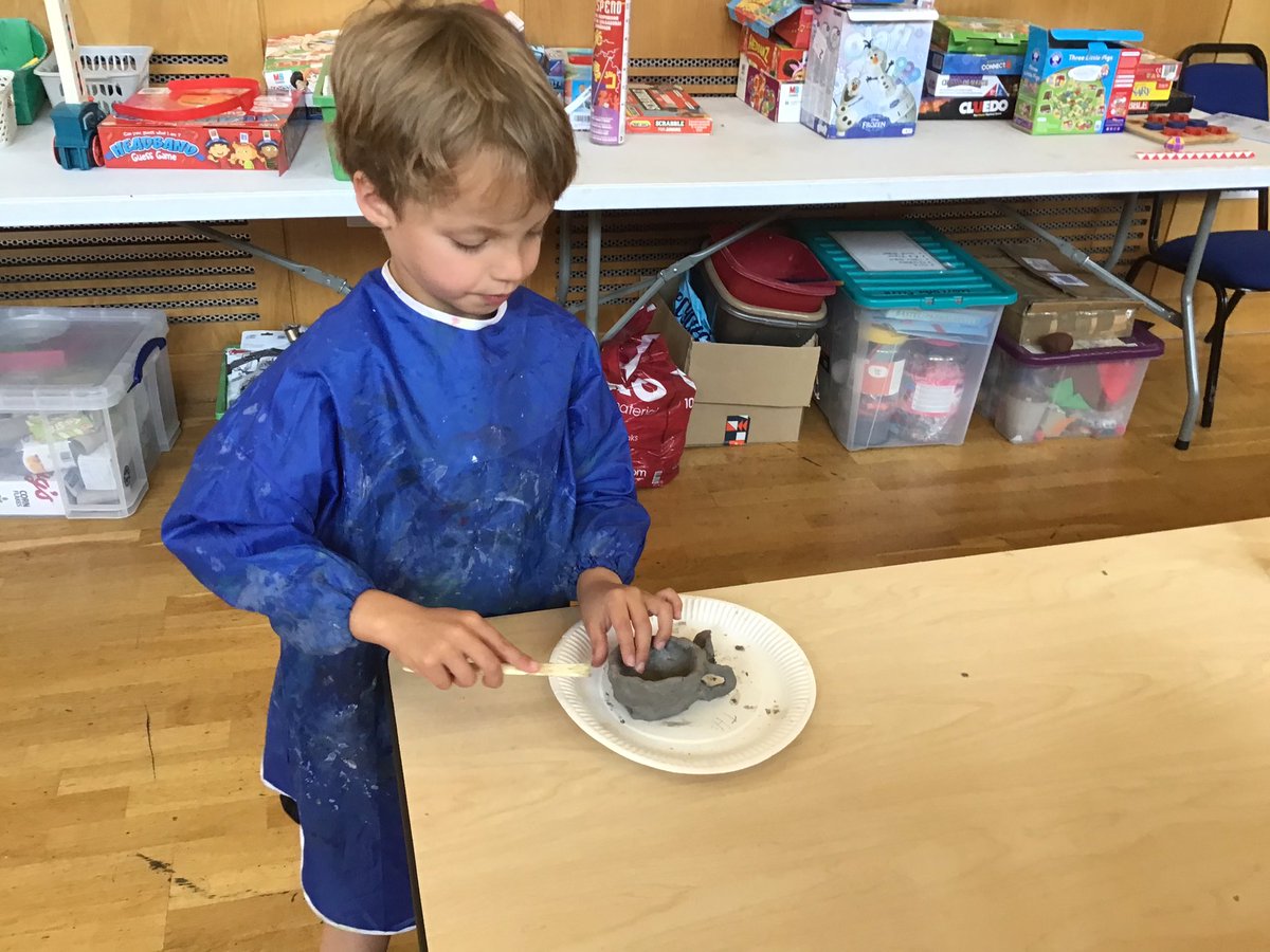 KingsStAlbans's tweet photo. It has been a fun start to Holiday Club with clay modelling and baking Cookie Monster cupcakes! Come and join us, places available for all children Rec - Yr 8. https://t.co/c6sKAuNkyE We are back open on Monday! #FunWithFriends #SummerHolidays https://t.co/bPICKyDL6R