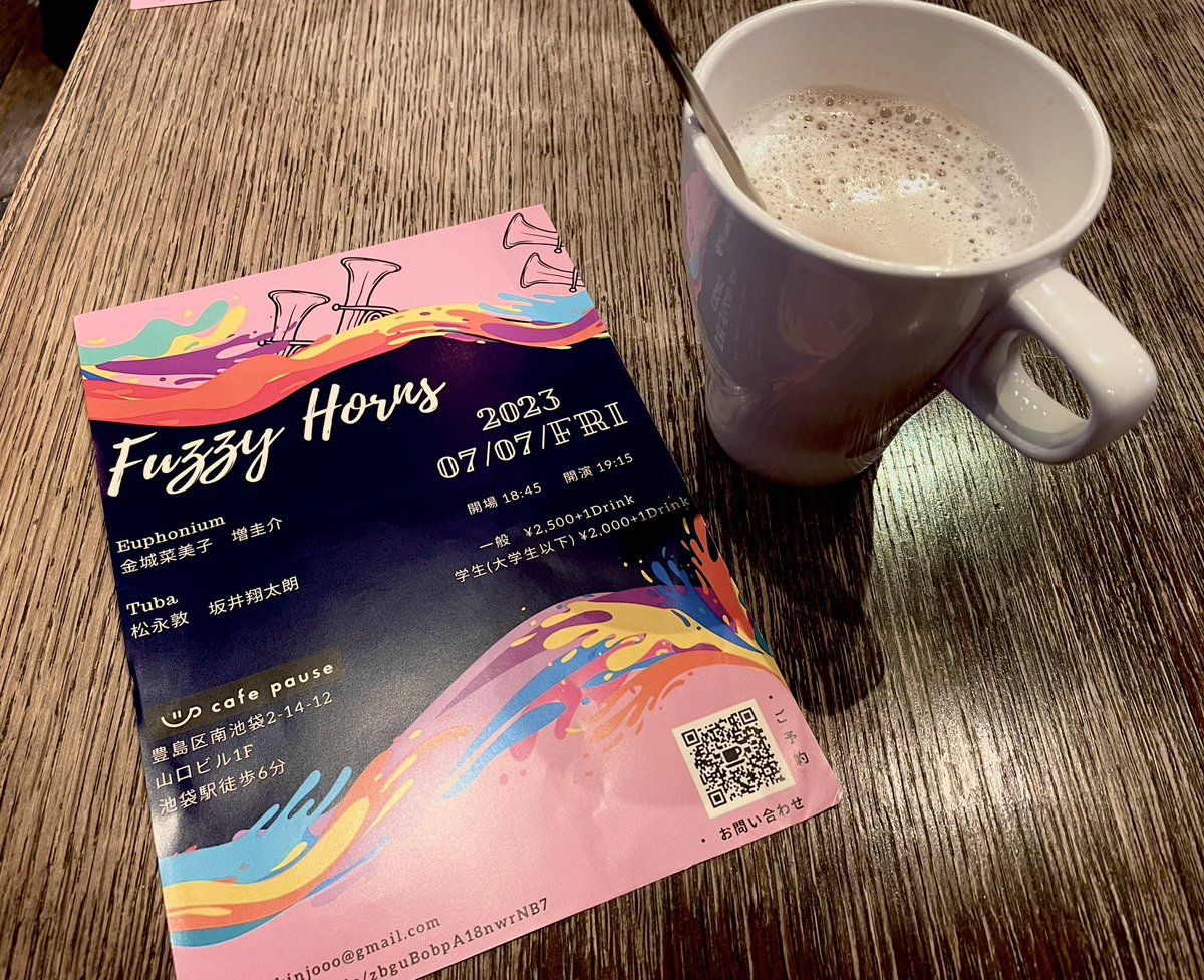 kazuire92's tweet photo. 素晴らしいライブを堪能いたしました!
ボッサ、ジャズ、Pops、クラシック…あ��ゆるジャンルの楽曲をバリチューならではのアレンジで聴かせて頂きました。
一生聴いていたかった…
#cafepause
#fuzzyhorns
#金城菜美子 さん
#増圭介 さん
#松永敦 さん
#坂井翔太朗 さん https://t.co/CIMDjW2iLv