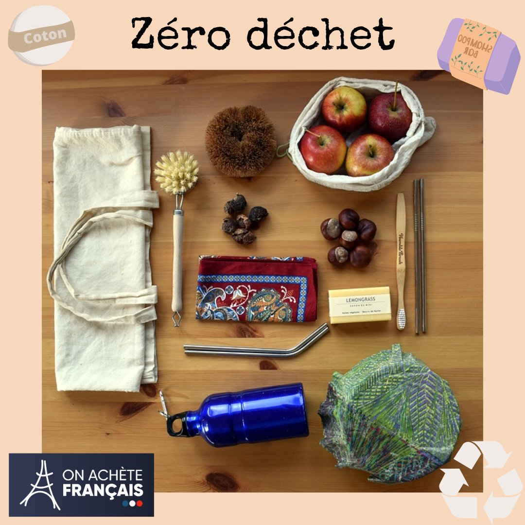 Vous souhaitez réduire votre impact sur l'environnement ?
Retrouvez une sélection d'objets zéro déchet sur notre site On Achète Français : onachetefrancais.fr/136-zero-dechet
#madeinfrance #fabriqueenfrance #zerodechet