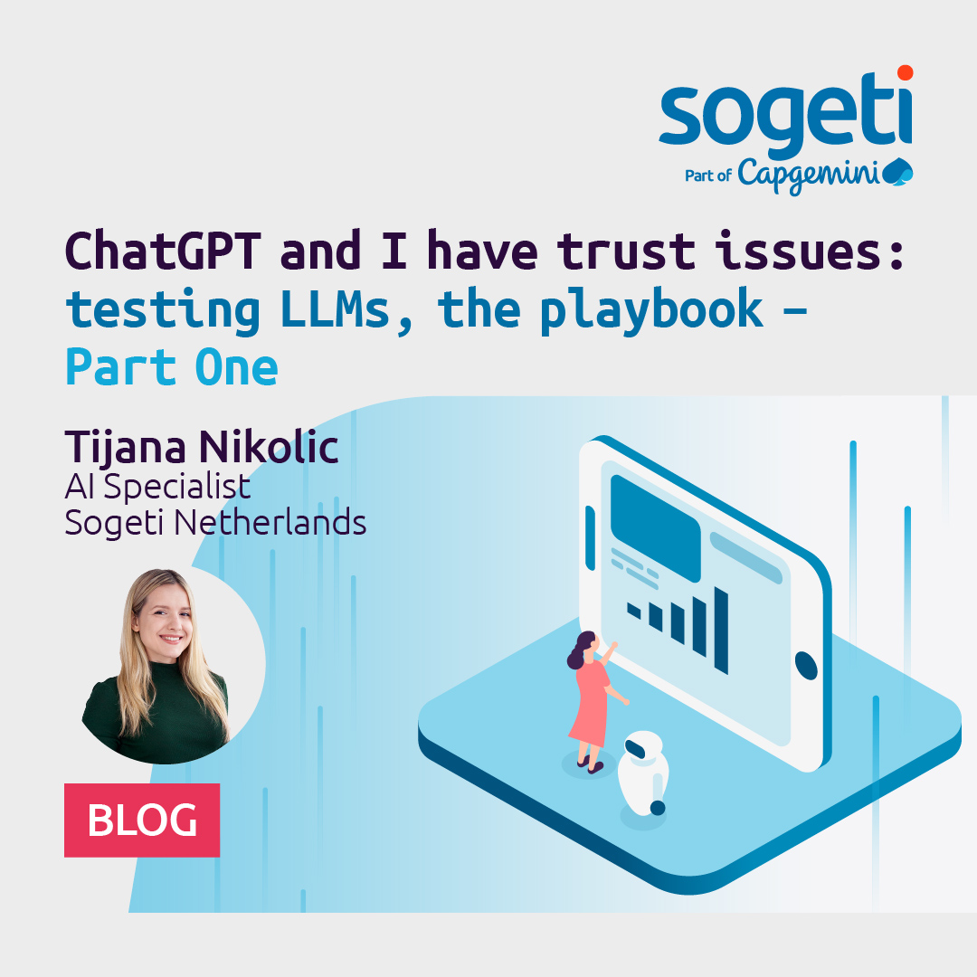 sogeti's tweet image. Check out this blog by Tijana Nikolic, where she shares her views on #ChatGPT and the challenges it presents when it comes to trust. bit.ly/3O29IkE
#ArtificialIntelligence #techmakers