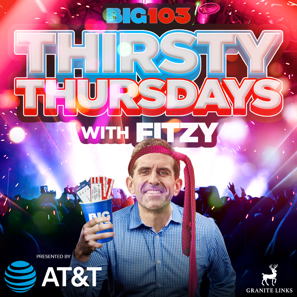 BIG 103 Boston (@big103boston) on Twitter photo 🚨 New live event series presented by <a href="/ATT/">AT&T</a> 🚨
Thirsty Thursdays w/ <a href="/FitzyGFY/">FitzyGFY 🍺 (brew checkmark)</a>!
Join BIG at Granite Links in Quincy on Thursday 7/13 from 2-6pm for a live broadcast & enter to win tickets to some of the hottest shows in town this summer (Fall Out Boy, Bruce Springsteen, etc.) 🚨 New live event series presented by <a href="/ATT/">AT&T</a> 🚨
Thirsty Thursdays w/ <a href="/FitzyGFY/">FitzyGFY 🍺 (brew checkmark)</a>!
Join BIG at Granite Links in Quincy on Thursday 7/13 from 2-6pm for a live broadcast & enter to win tickets to some of the hottest shows in town this summer (Fall Out Boy, Bruce Springsteen, etc.)