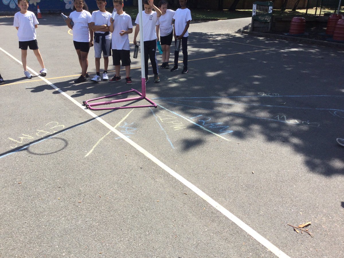 Chestnut Class created a sun dial today to watch the movement of the shadows throughout the day,