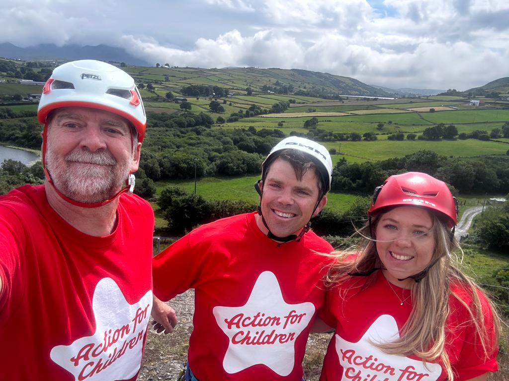 Actn4ChildrenNI's tweet photo. Our CSM @PKellagher led Sean Devlin from @MCSGroupBelfast in a training day today at Altnadue Quarry as the two prepare for their big sleep out on a portaledge for #BoycottYourBed 🎉 
We had our Media Officer along to get some photos too...keep your eyes peeled! https://t.co/3Cizlo3CsQ