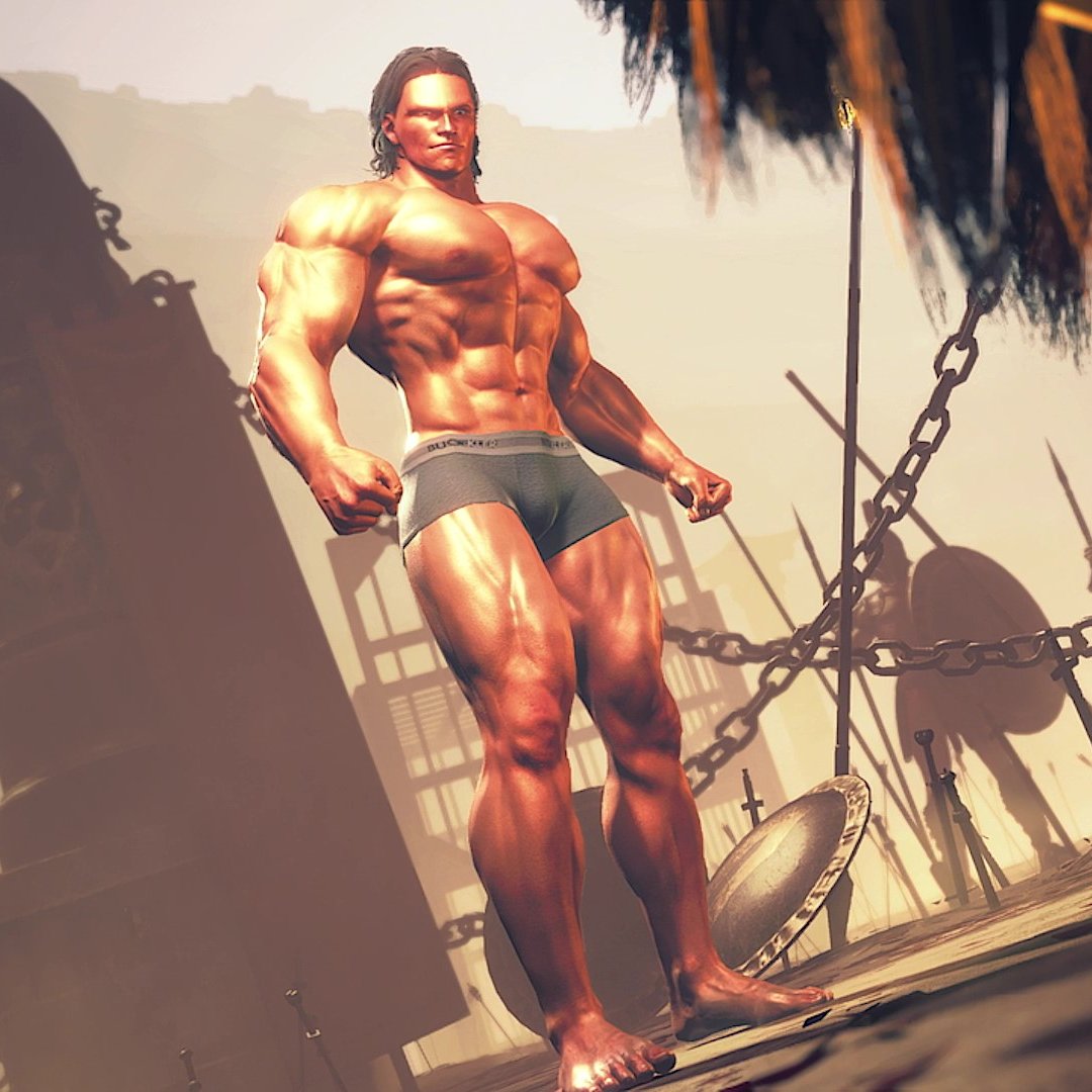 全盛期のアーノルドシュワルツェネッガーできたw