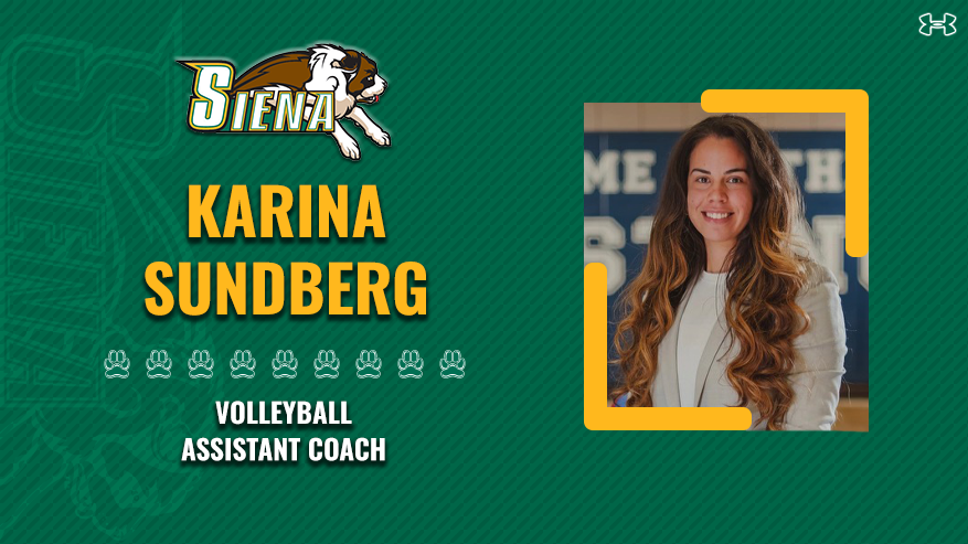 Join us in welcoming this new Saint to the 🏐 coaching staff!

Welcome to our Siena family! 

📰 shorturl.at/bdkD0

#MarchOn x #MAACVB x #NCAAVB