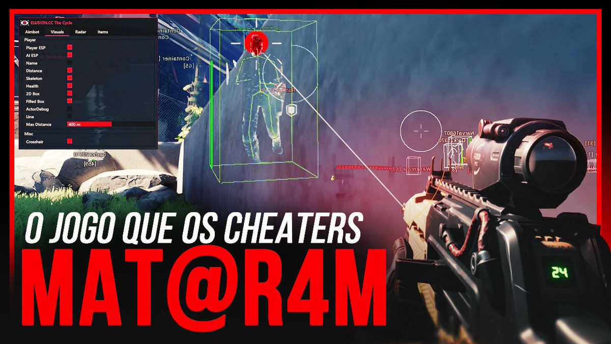 MarquezinhoGG's tweet photo. Mais um jogo MORRE 12 meses depois de lançar...

< https://t.co/wmSelkzCNc >

Deixa aquele RTzin pra apoiar! 🥰
#thecycle #thecyclefrontier #cyclefrontier #cheat https://t.co/d4zfuMNSOE