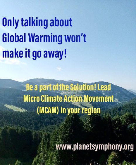 We’re looking for collaborators to inspire Citizens Immediate Climate Action for Roof &amp; Land Greening. Pls email planetsymphony@gmail.com if you’d like to be our Climate Ambassador and lead this in your region.