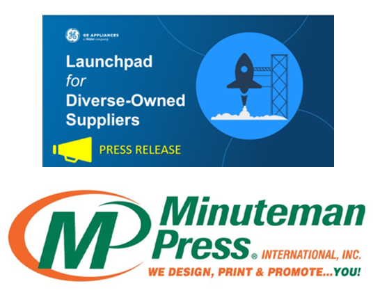 I'm proud to announce that Minuteman Press has been selected as a Diverse Owned Supplier for  GE Appliances! I have qualified under the (NVBDC) National Veteran's Business Development Council. 

I am honored and excited to be a part of this program!