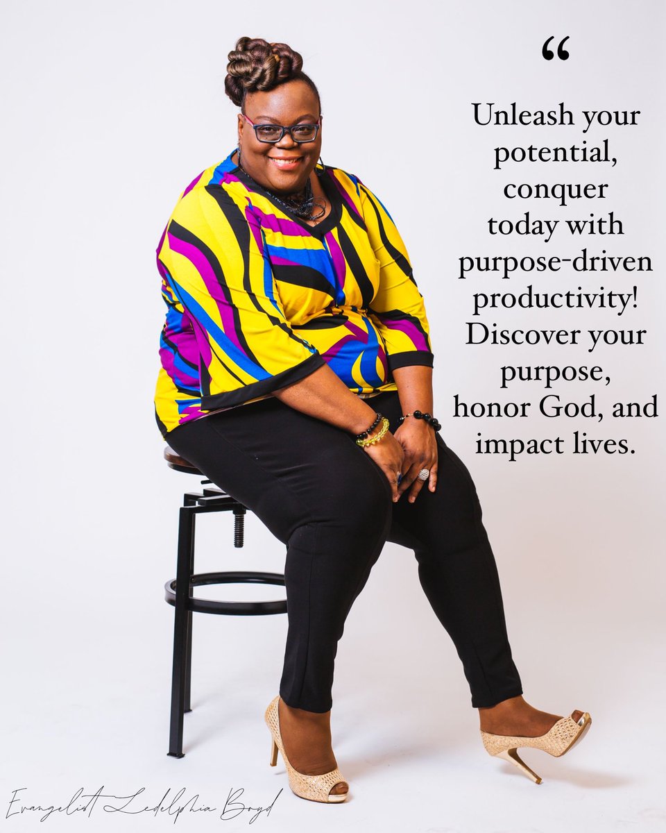 Happy Friday! Unleash your potential, conquer today with purpose-driven productivity! Discover your purpose, honor God, and impact lives. 

#UnleashYourPotential #ConquerToday #DiscoverYourPurpose #HonorGod #ImpactLives #fridayvibes #achievegreatness #newmonth #preachHER