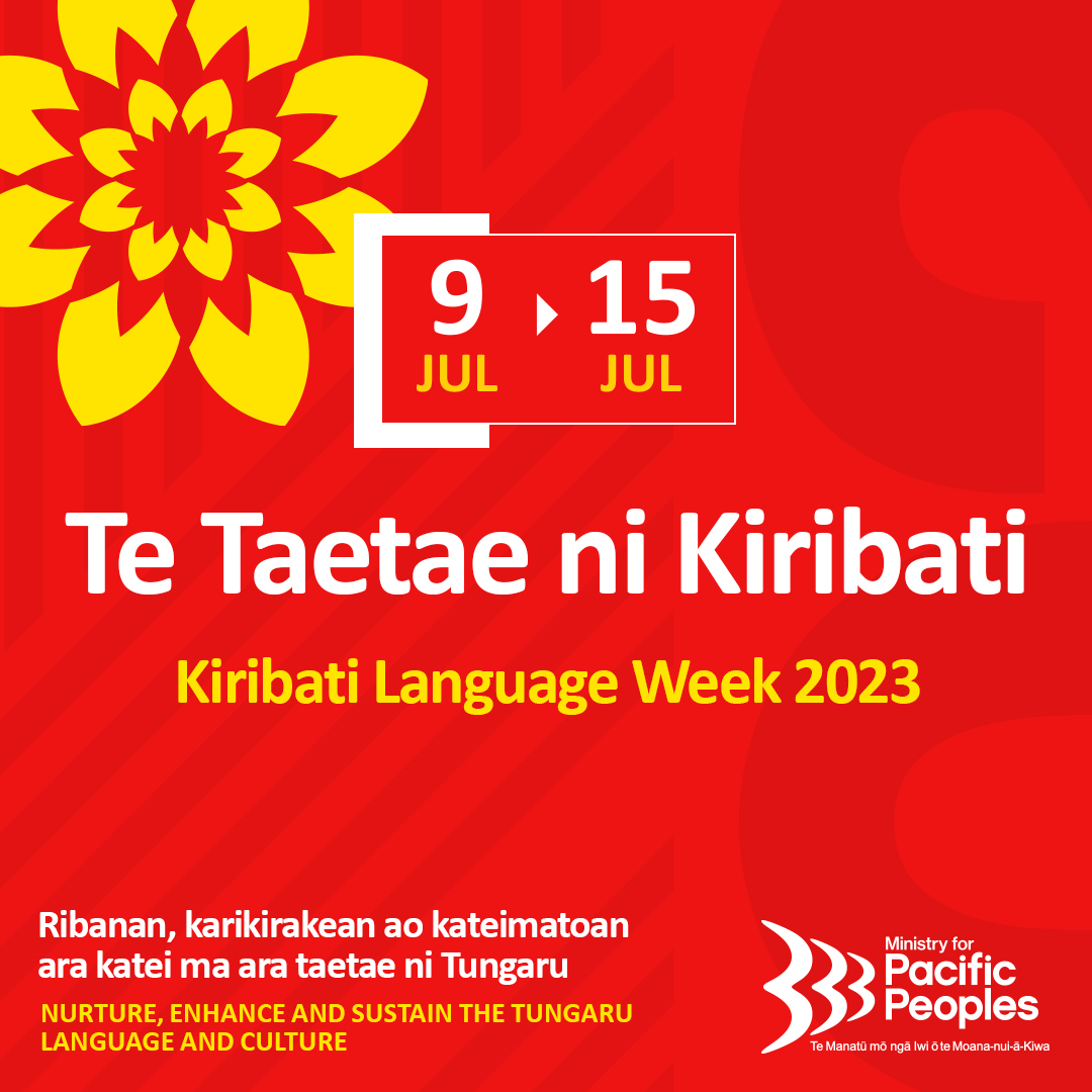 DigitalPasifik (@digitalpasifik) on Twitter photo Kam na bane ni mauri!
You can check out the events and access resources for this Kiribati Language Week at the <a href="/Pacific_Peoples/">Ministry for Pacific Peoples</a> page: mpp.govt.nz/programmes/pac…
Or follow them on FB: facebook.com/OfficialKiriba…
Kam rabwa! Kam na bane ni mauri!
You can check out the events and access resources for this Kiribati Language Week at the <a href="/Pacific_Peoples/">Ministry for Pacific Peoples</a> page: mpp.govt.nz/programmes/pac…
Or follow them on FB: facebook.com/OfficialKiriba…
Kam rabwa!