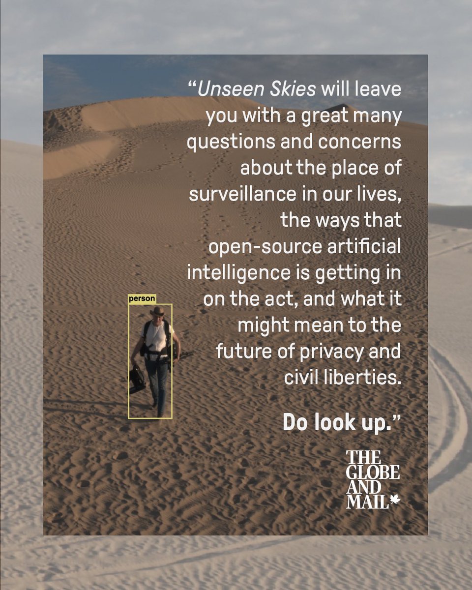 Coming soon! 🎬 #UnseenSkies, a compelling documentary that follows visionary artist Trevor Paglen and his groundbreaking project at the intersection of art, surveillance, and space is coming to US digital platforms on July 11 through Giant Pictures.