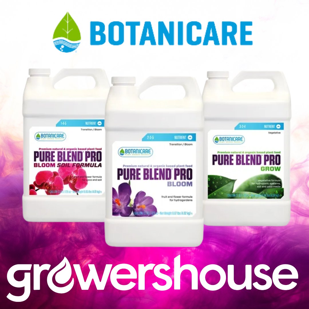 Push your plants to their full potential and take 15% off on @botanicare Pure Blend Pro today!

#growershouse #growyourown #commercialcultivation #homegrow